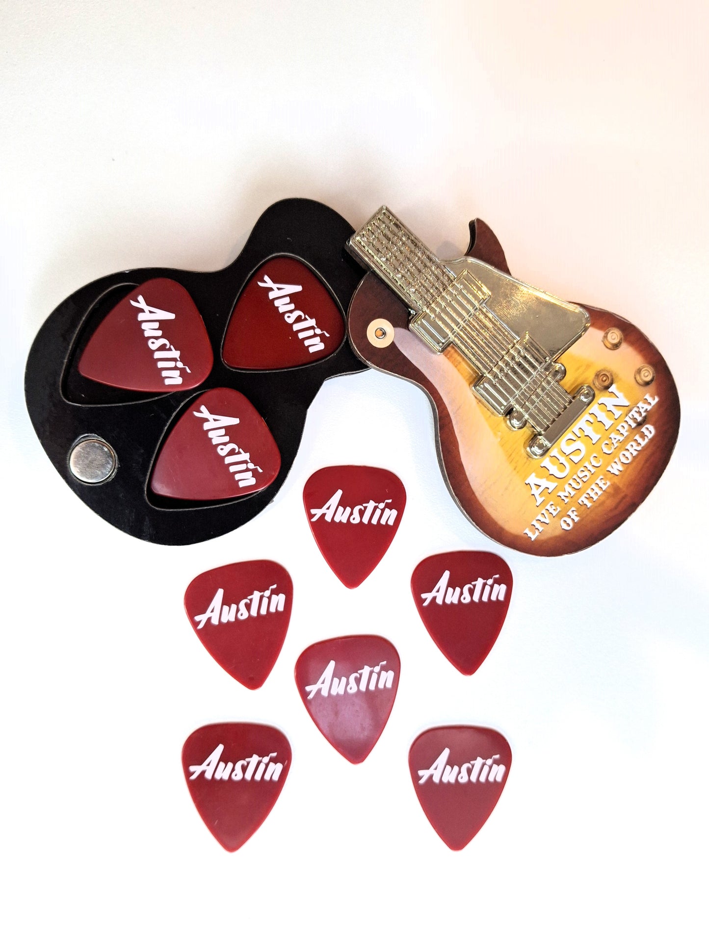 Keep Austin Rockin' Guitar Pick Holder