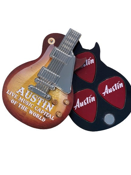 Keep Austin Rockin' Guitar Pick Holder