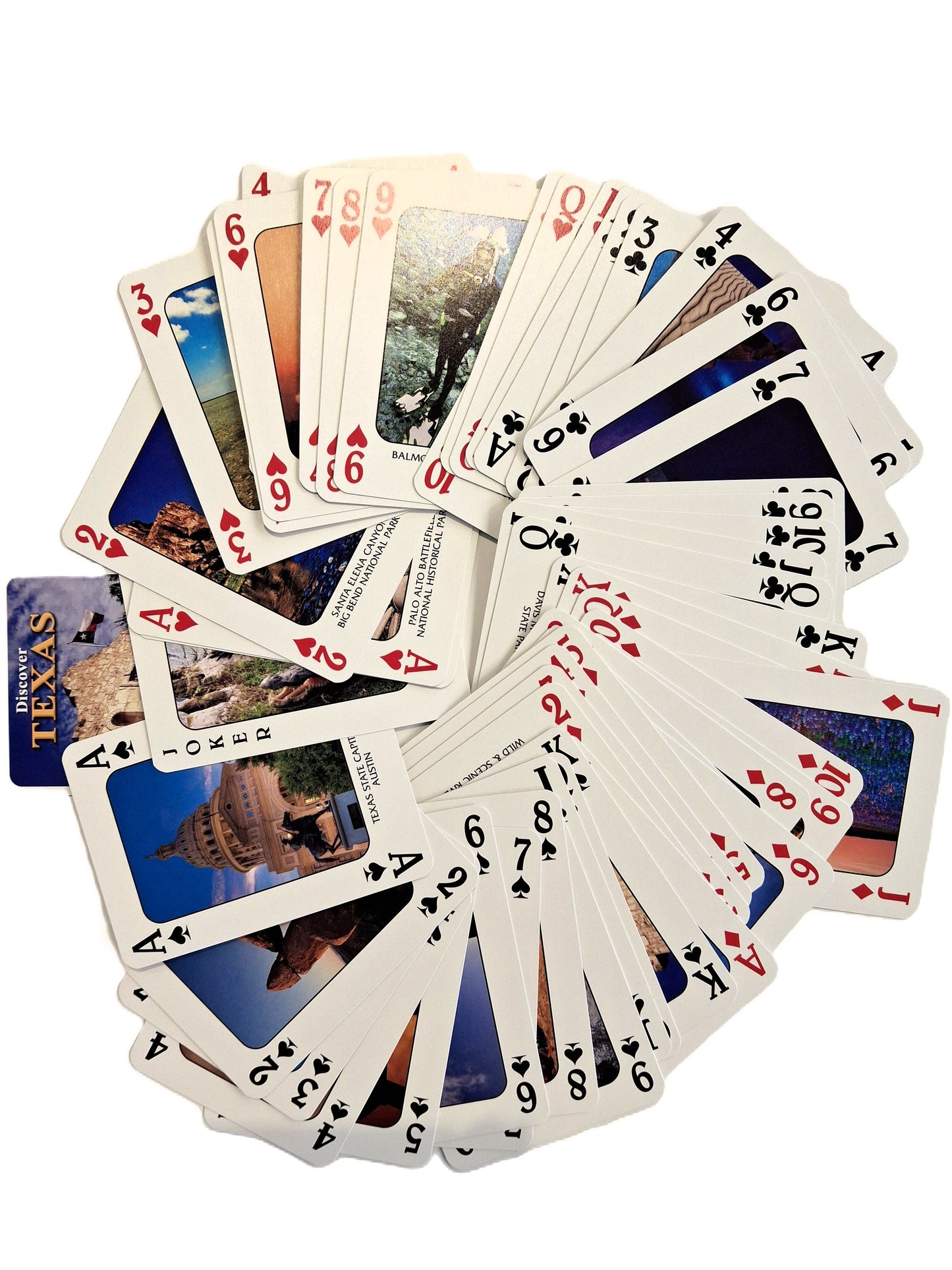 Discover Texas Playing Cards