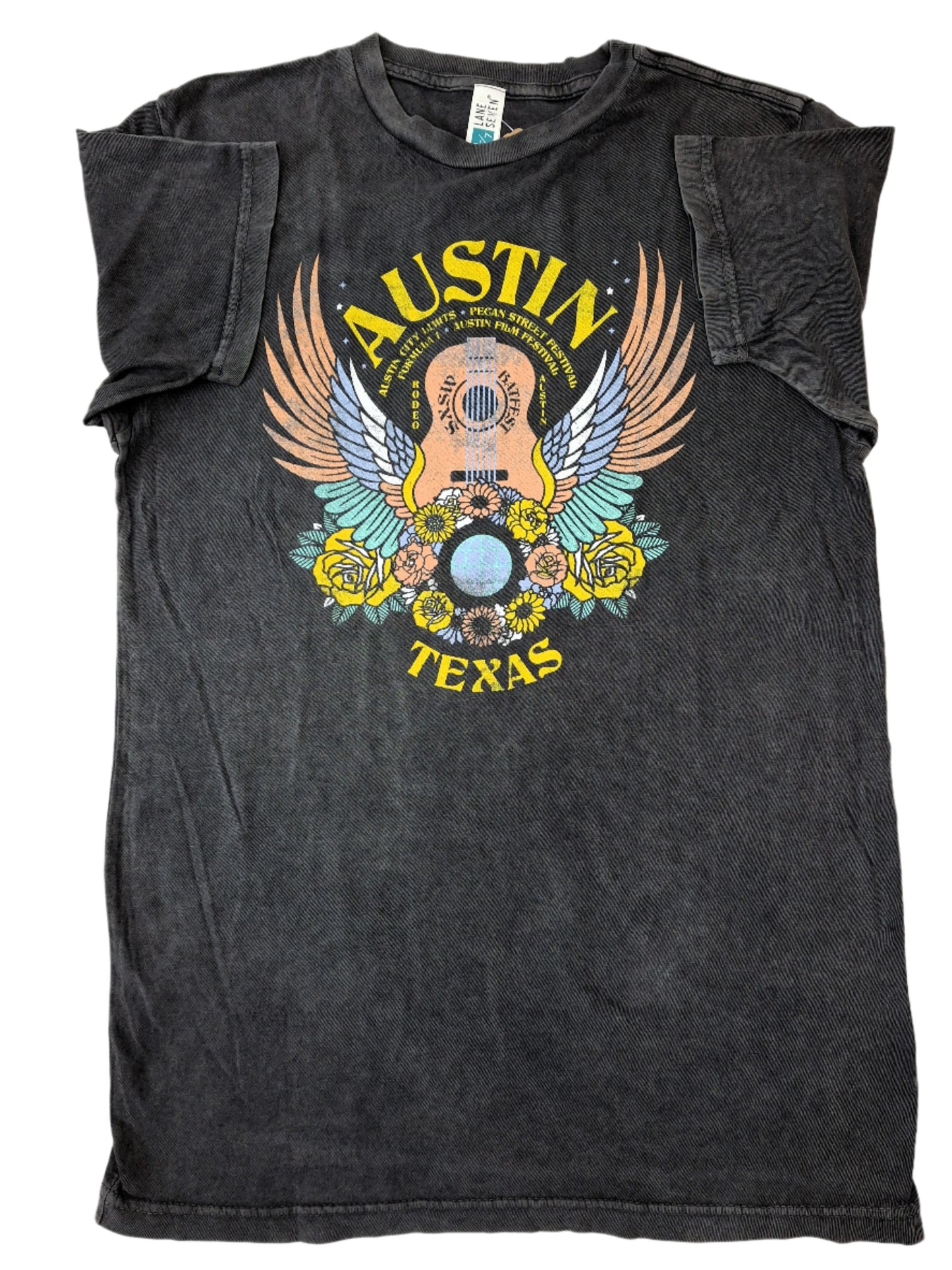 Iconic Austin Flying Guitar Tee