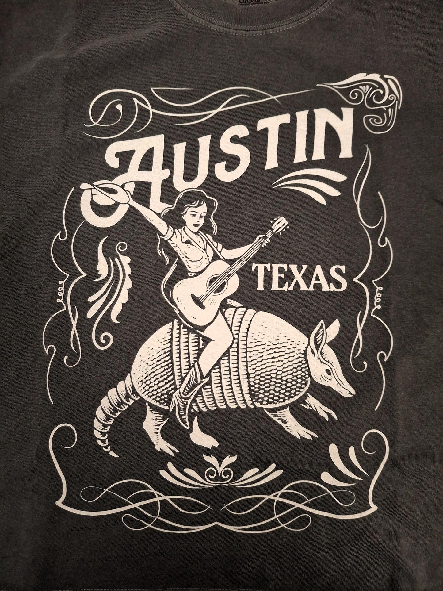 The Armadillo Rodeo Boxy Crop Tee