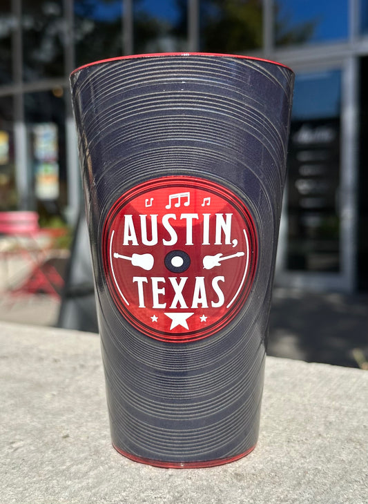 Record Pint Glass